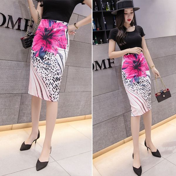 printed hip skirt 2020 summer new slimming high waist back slit mid-length one-step skirt for children commuter office skirt, Black
printed hip skirt 2020 summer new slimming high waist back slit mid-length one-step skirt for children commuter office skirt, Black