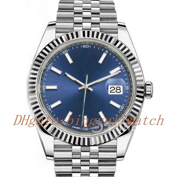 date just 126334 41mm 904l stainless steel gm factory edition blue dial stick marker on stainless steel jubilee bracelet real sa.2836, Slivery;brown
date just 126334 41mm 904l stainless steel gm factory edition blue dial stick marker on stainless steel jubilee bracelet real sa.2836, Slivery;brown