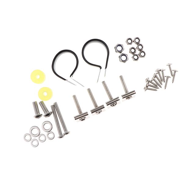 lower vented fairing installing clips clamps set black stainless steel screws for harley
lower vented fairing installing clips clamps set black stainless steel screws for harley