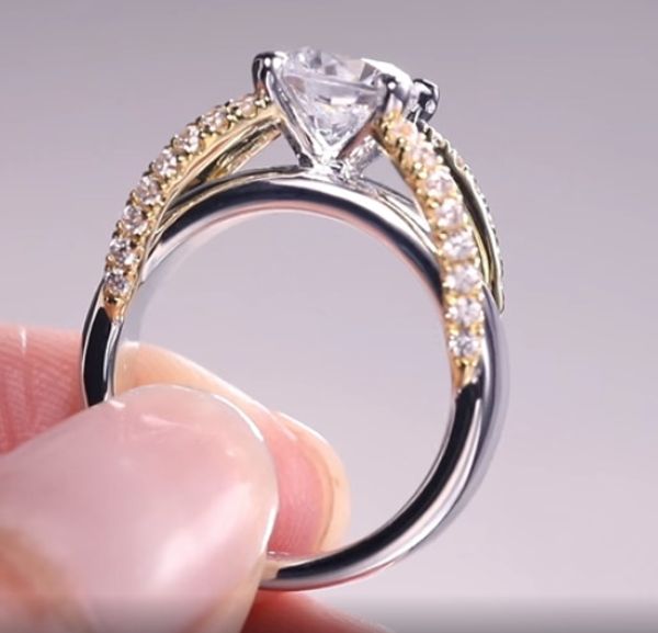 two-tone zircon ring unique style crystal gold color rose flower ring promise engagement rings for women, Golden;silver
two-tone zircon ring unique style crystal gold color rose flower ring promise engagement rings for women, Golden;silver