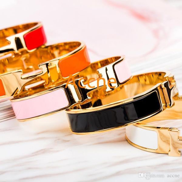 12mm Luxury Cuff Bracelets&Bangles Wristband Enamel Bracelet H Silver Buckle Top quality Bracelets For Women
12mm Luxury Cuff Bracelets&Bangles Wristband Enamel Bracelet H Silver Buckle Top quality Bracelets For Women