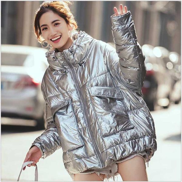 women's down & parkas winter autumn jacket women short glossy cotton padded bright shiny warm thick female coats 5 colors, Black
women's down & parkas winter autumn jacket women short glossy cotton padded bright shiny warm thick female coats 5 colors, Black