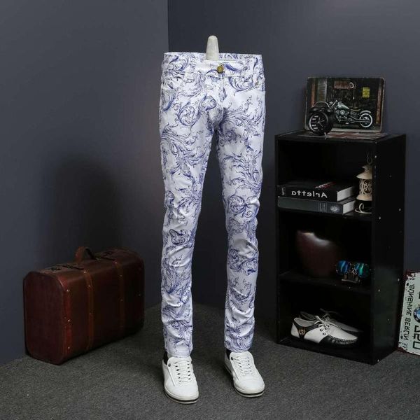 floral print denim mens casual vaqueros hombre skinny erkek jean pantolon calca jeans masculina, Blue
floral print denim mens casual vaqueros hombre skinny erkek jean pantolon calca jeans masculina, Blue