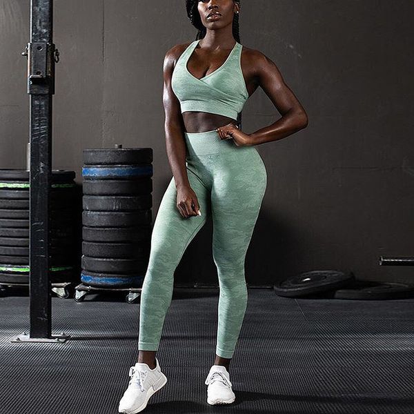 2pcs yoga set women seamless camouflage fitness sports bra high waist gym leggings pants camo fitness suits workout sets, White;red
2pcs yoga set women seamless camouflage fitness sports bra high waist gym leggings pants camo fitness suits workout sets, White;red