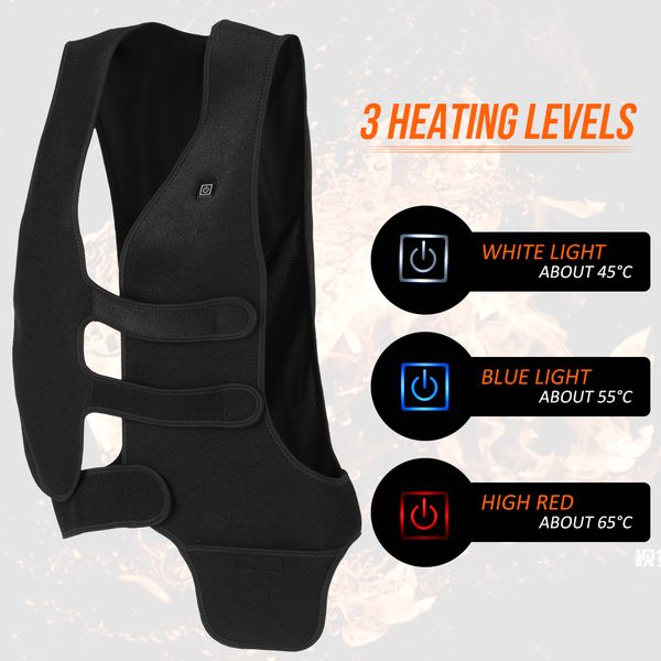 women men far infrared heating vest electric heated warm waistcoat fishing exploration snowmobile motorcycling jacket, Black
women men far infrared heating vest electric heated warm waistcoat fishing exploration snowmobile motorcycling jacket, Black