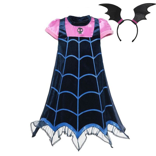 vogueon girl vampirina cosplay costumes children summer vampire party dress up clothes girls halloween christmas birthday gift, Red;yellow
vogueon girl vampirina cosplay costumes children summer vampire party dress up clothes girls halloween christmas birthday gift, Red;yellow