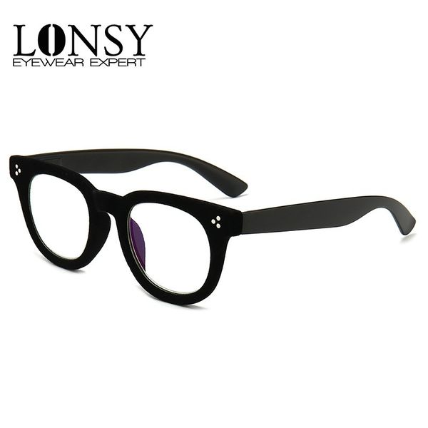 lonsy retro reading glasses for women men spring hinge resin presbyopic glasses hyperopia anti blue light lens, White;black
lonsy retro reading glasses for women men spring hinge resin presbyopic glasses hyperopia anti blue light lens, White;black
