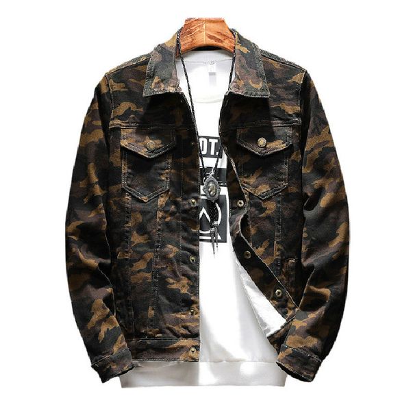 uplzcoo new mens camouflage denim jacket coat male outwear jaqueta masculino jeans jacket spring autumnal button coats 5xl ja254, Black;brown
uplzcoo new mens camouflage denim jacket coat male outwear jaqueta masculino jeans jacket spring autumnal button coats 5xl ja254, Black;brown