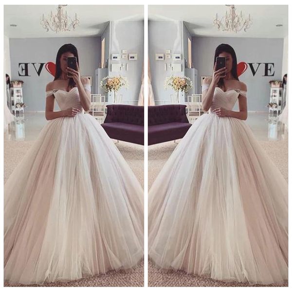 elegant a-line puffy tulle wedding dress pleated skirt crystals beading online wedding dresses with sleeves bridal gowns vestidos de noche, White
elegant a-line puffy tulle wedding dress pleated skirt crystals beading online wedding dresses with sleeves bridal gowns vestidos de noche, White