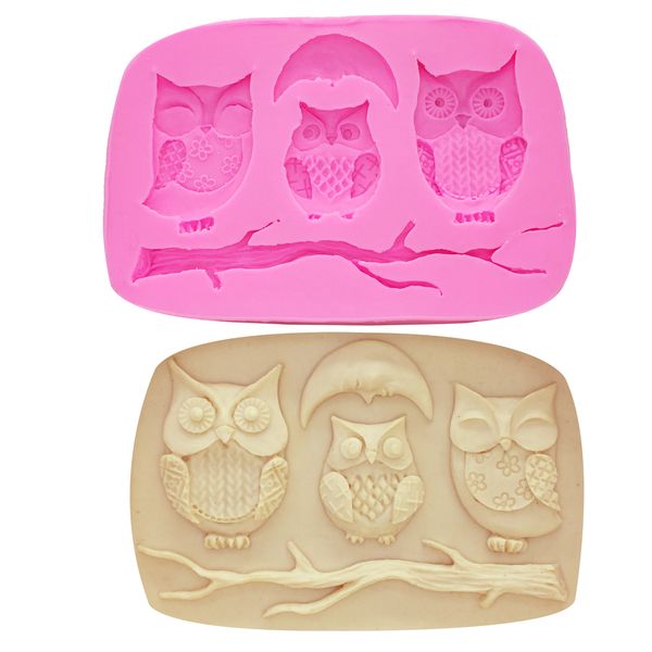 m0449 owl silicone mold - bird moon and branch mold sugarcraft, cake decoration, fondant, gum paste, chocolate, resin mold
m0449 owl silicone mold - bird moon and branch mold sugarcraft, cake decoration, fondant, gum paste, chocolate, resin mold