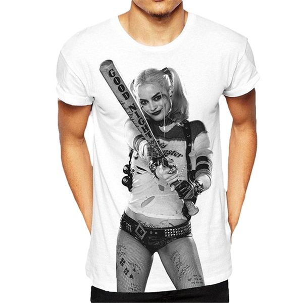2019 mens summer harley quinn sublimation t shirt joker mens fashion designer t shirt short sleeve s-3xl, White;black
2019 mens summer harley quinn sublimation t shirt joker mens fashion designer t shirt short sleeve s-3xl, White;black