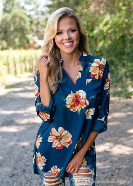 v-neck blouses spring summer fitness shirts female fashion clothing new arrival floral printed womens, White 
v-neck blouses spring summer fitness shirts female fashion clothing new arrival floral printed womens, White