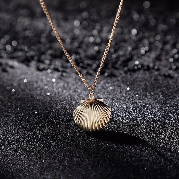 new pendant elegant clam beach mermaid p locket little women sweater chain necklace sea shell jewelry, Silver
new pendant elegant clam beach mermaid p locket little women sweater chain necklace sea shell jewelry, Silver