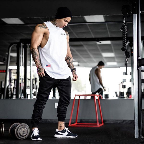 brothers loose sports vest men' fitness training quick-drying breathable vest shoulder fitness sleeveless, White;black
brothers loose sports vest men' fitness training quick-drying breathable vest shoulder fitness sleeveless, White;black