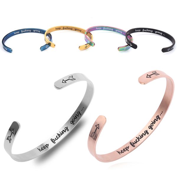 stainless steel letter charm bracelet inspirational keep going cuff bracelets bangles friend encouragement jewelry for men women, Black
stainless steel letter charm bracelet inspirational keep going cuff bracelets bangles friend encouragement jewelry for men women, Black