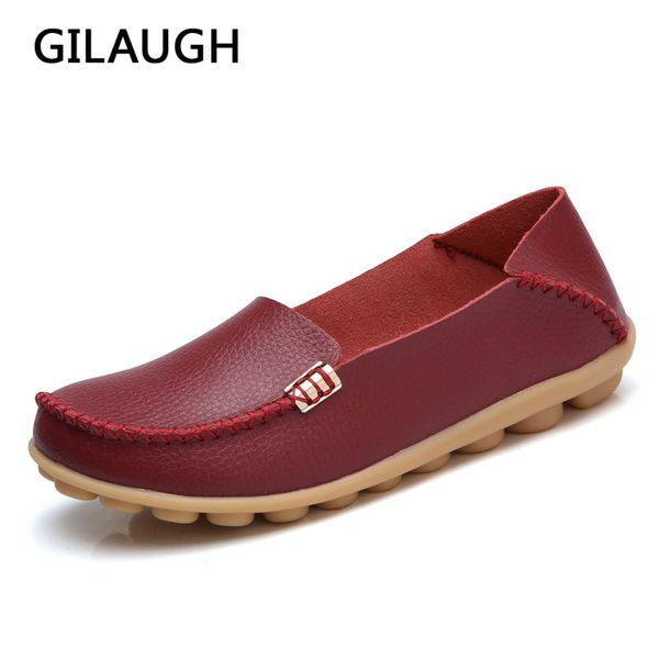 new women leather shoes slip-on style moccasins soft loafers women's casual shoes flats size 34-44 in 20 colors, Black
new women leather shoes slip-on style moccasins soft loafers women's casual shoes flats size 34-44 in 20 colors, Black