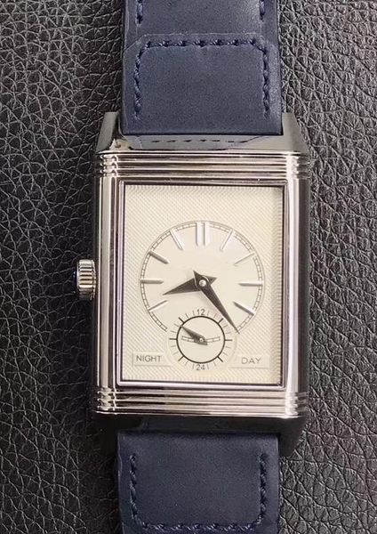 29x49mm watch wristwatches 2faces dual dials gmt tribute mgf reverso men mechanical 854a hand winding 1000 hours control lover birthday gift, Slivery;brown
29x49mm watch wristwatches 2faces dual dials gmt tribute mgf reverso men mechanical 854a hand winding 1000 hours control lover birthday gift, Slivery;brown