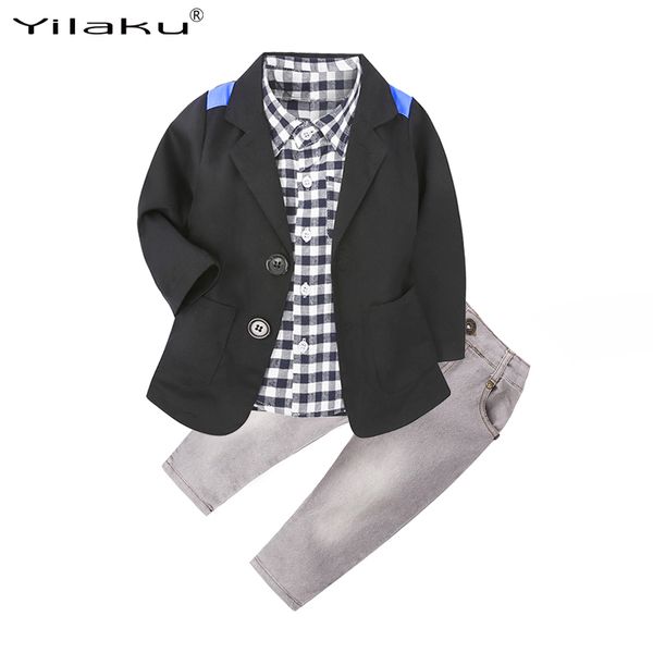 yilaku children clothing boy clothes set kids plaid shirt+coat+jeans 3 pieces set boys outfits toddler baby boys clothes sets t200414, White
yilaku children clothing boy clothes set kids plaid shirt+coat+jeans 3 pieces set boys outfits toddler baby boys clothes sets t200414, White