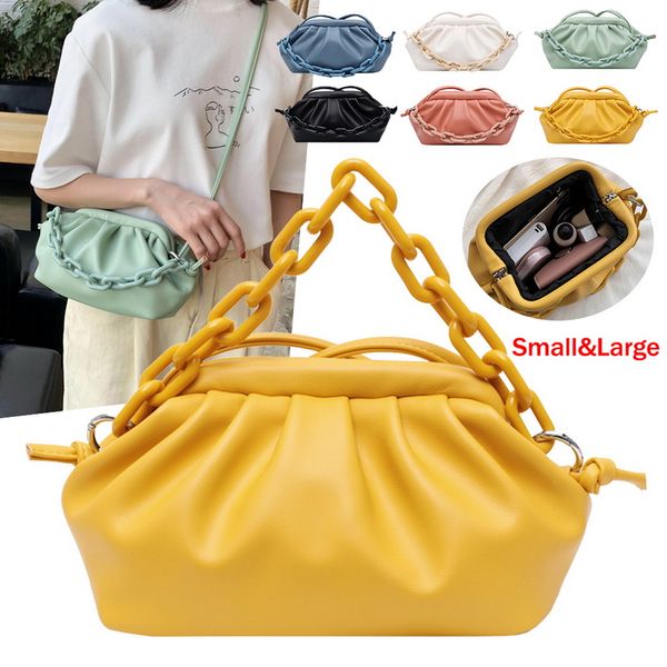 2020 new chain pu leatherbody bag for women 2020 lady handbag candy color shoulder messenger bag cloud bags
2020 new chain pu leatherbody bag for women 2020 lady handbag candy color shoulder messenger bag cloud bags