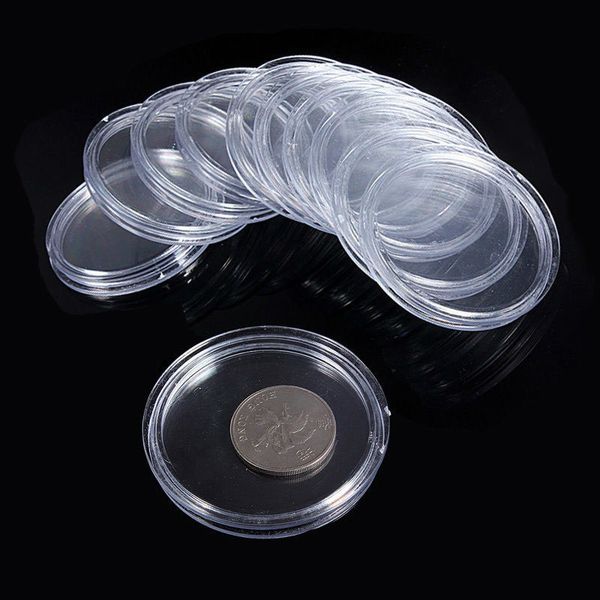 10pcs/set 30mm small transparent clear round cases coin plastic storage organizer holder round box
10pcs/set 30mm small transparent clear round cases coin plastic storage organizer holder round box