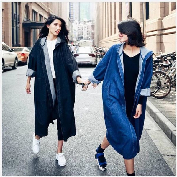 spring autumn new europe america hooded denim jacket coat women long windbreaker women trends 2018 denim jacket g272, Tan;black
spring autumn new europe america hooded denim jacket coat women long windbreaker women trends 2018 denim jacket g272, Tan;black