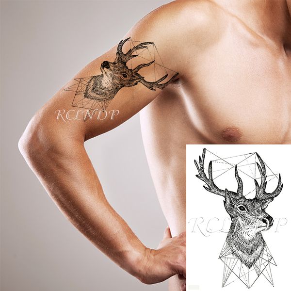 waterproof temporary tattoo sticker deer antler fashion geomatic fake tatto flash tatoo hand arm foot art for men women
waterproof temporary tattoo sticker deer antler fashion geomatic fake tatto flash tatoo hand arm foot art for men women