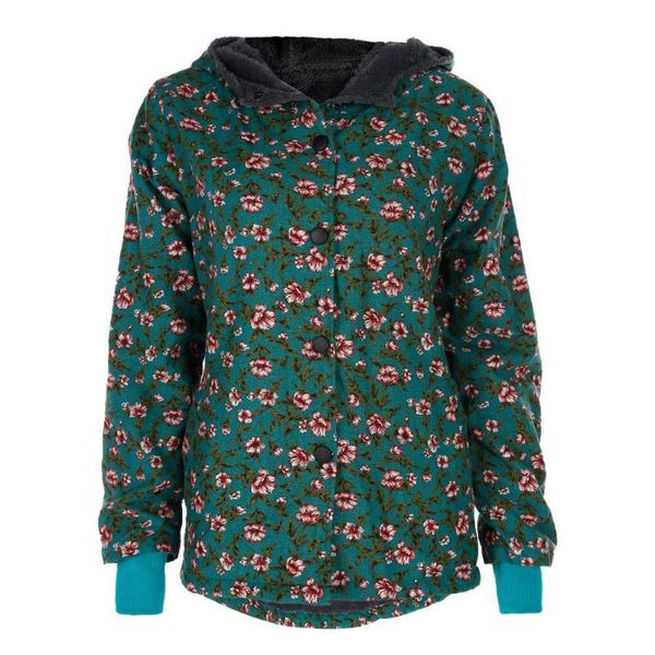 women jackets autumn winter fleece long sleeve hooded coat vintage print single breasted loose windproof thick outerwear, Black;brown
women jackets autumn winter fleece long sleeve hooded coat vintage print single breasted loose windproof thick outerwear, Black;brown