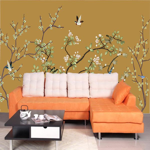 large warm mural tv background wall paper living room bedroom non-woven 3d wallpaper modern simple flower and bird customization
large warm mural tv background wall paper living room bedroom non-woven 3d wallpaper modern simple flower and bird customization