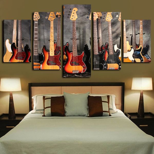 giclee canvas prints 5 panels modern artwork bass guitar music pictures to p printed on canvas wall art for home decor
giclee canvas prints 5 panels modern artwork bass guitar music pictures to p printed on canvas wall art for home decor
