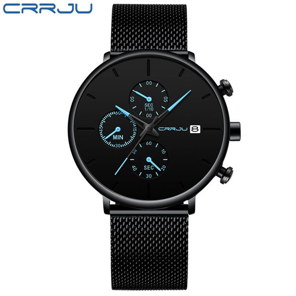 mens women satches crrju unique design luxury sport wrist watch stainless steel mesh strap men's fashion casual date watches, Slivery;brown
mens women satches crrju unique design luxury sport wrist watch stainless steel mesh strap men's fashion casual date watches, Slivery;brown