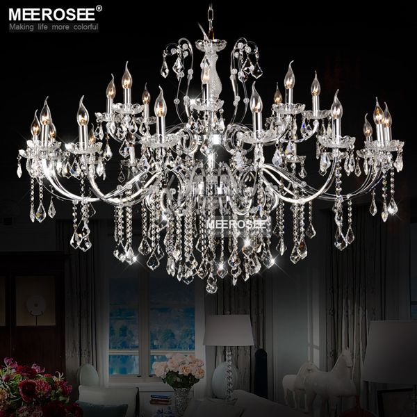 24 arms modern chrome chandelier crystal light fixture large american wrought iron pendant lamp lustre hanging lamp metal home decor light
24 arms modern chrome chandelier crystal light fixture large american wrought iron pendant lamp lustre hanging lamp metal home decor light