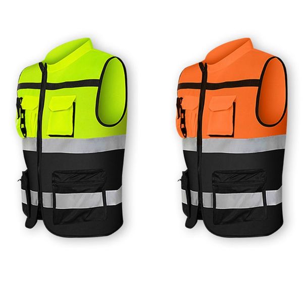 multi-pockets high visibility zipper front safety vest with reflective strips bicycle and motorcycle riding multipurpose clothin
multi-pockets high visibility zipper front safety vest with reflective strips bicycle and motorcycle riding multipurpose clothin