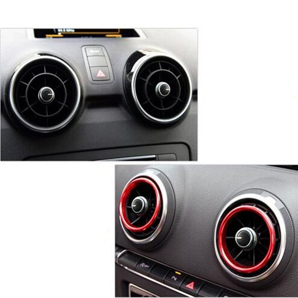 new arrival two colors4 pcs aluminum alloy air outlet plug, instruments, air outlet cover sticker decoration ring
new arrival two colors4 pcs aluminum alloy air outlet plug, instruments, air outlet cover sticker decoration ring