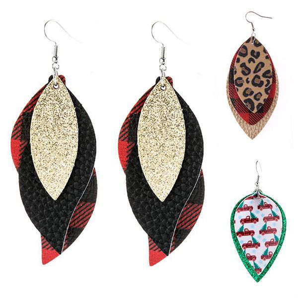 christmas european style girl eardrop accessories gift pu leather jewelry multi-storey print pendant feather tassels earrings, Red;brown
christmas european style girl eardrop accessories gift pu leather jewelry multi-storey print pendant feather tassels earrings, Red;brown