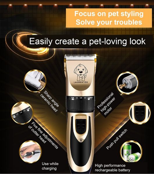 dog and cat rechargeable low-noise hair trimmer electrical pet hair clipper remover cutter grooming pets haircut machine for dogs
dog and cat rechargeable low-noise hair trimmer electrical pet hair clipper remover cutter grooming pets haircut machine for dogs