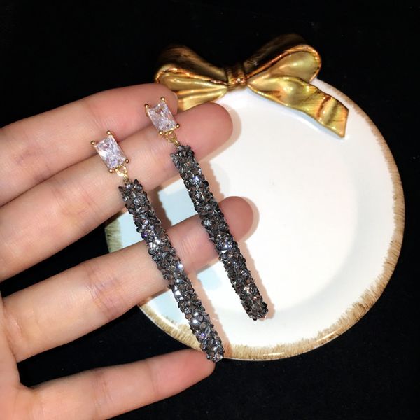 fashion-ashionable silver pin earrings long exquisite rhinestone temperament joker earrings pendant female
fashion-ashionable silver pin earrings long exquisite rhinestone temperament joker earrings pendant female