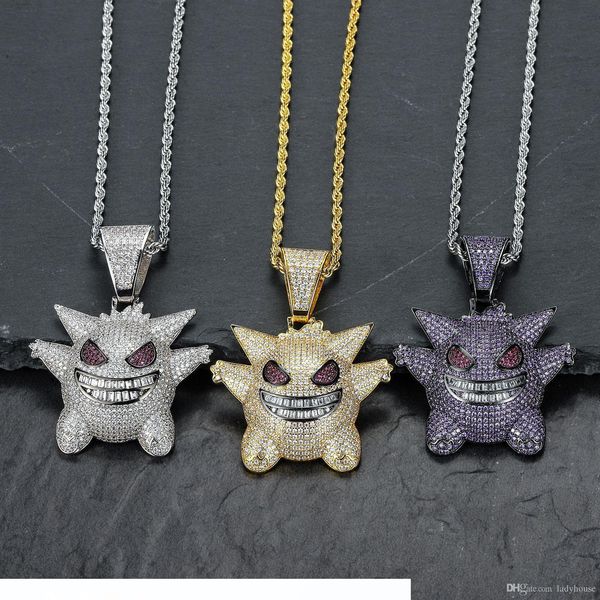 полный rhinestone gengar iced out ожерелье hip hop bling цепи ювелирные изделия для мужчин с витой цепочкой 2020 новая мода, Silver
полный rhinestone gengar iced out ожерелье hip hop bling цепи ювелирные изделия для мужчин с витой цепочкой 2020 новая мода, Silver