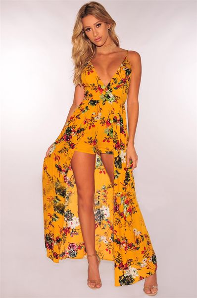 casual bohemian romper jumpsuits for women 2018 spaghetti strap v neck women bodysuits floral print beach playsuits, Black;white
casual bohemian romper jumpsuits for women 2018 spaghetti strap v neck women bodysuits floral print beach playsuits, Black;white