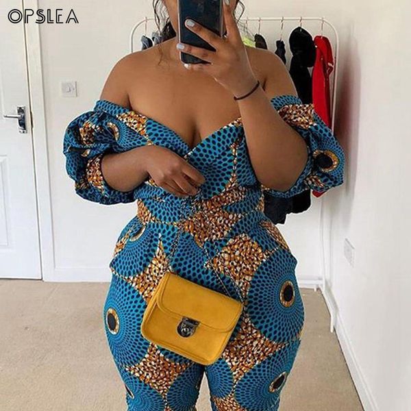 opslea african women one shoulder jumpsuit dashiki 2019 autumn ethnic print lantern sleeve clothes slim waist belt bodysuit, Red
opslea african women one shoulder jumpsuit dashiki 2019 autumn ethnic print lantern sleeve clothes slim waist belt bodysuit, Red