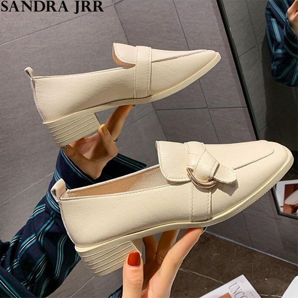 sandra jrr fashion spring women shoes mid square heel square toe leather pumps slip on british style female student shoes, Black
sandra jrr fashion spring women shoes mid square heel square toe leather pumps slip on british style female student shoes, Black