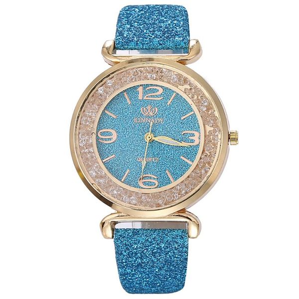 women buckle clasp crystal rhinestone adjustable analog wrist round dial quartz watch leather strap, Slivery;brown
women buckle clasp crystal rhinestone adjustable analog wrist round dial quartz watch leather strap, Slivery;brown