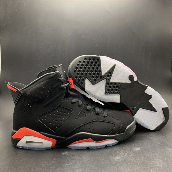 New Arrival Basketball Shoes 6 6s Black Infrared Mens Fashion Sports Shoes Black Red Designer Sneakers