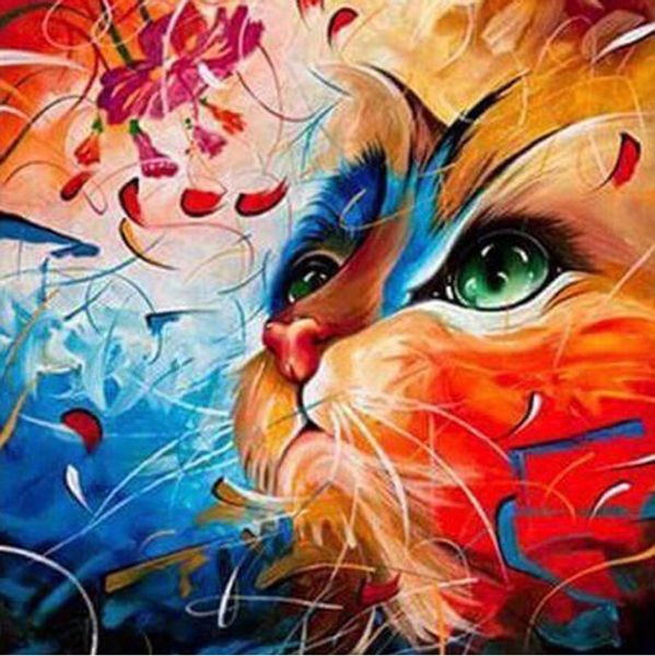 Full Square/Round Drill 5D DIY Diamond Painting kits "cat" cross stitch Mosaic Home Decor crafts Art Experience toys Gift A0788
Full Square/Round Drill 5D DIY Diamond Painting kits "cat" cross stitch Mosaic Home Decor crafts Art Experience toys Gift A0788