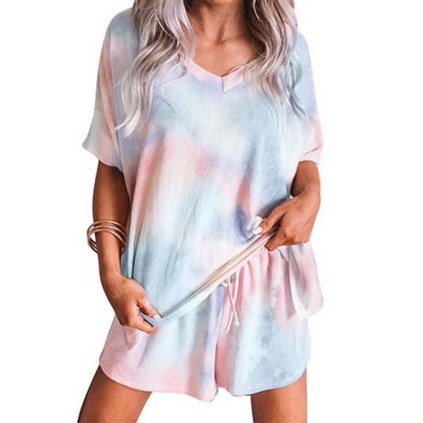 women plus size 2 piece pajamas set short sleeve rainbow tie-dye leopard print sleepwear drawstring loose loungewear, Black;red
women plus size 2 piece pajamas set short sleeve rainbow tie-dye leopard print sleepwear drawstring loose loungewear, Black;red