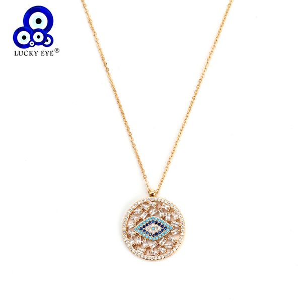 lucky eye round pendant necklace turkish evil eye necklace golden long chain micro pave charm jewelry for women female ey6320, Silver
lucky eye round pendant necklace turkish evil eye necklace golden long chain micro pave charm jewelry for women female ey6320, Silver