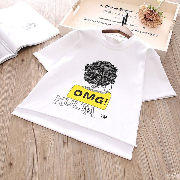 мода девушки одежда лето свободные топы omg мультфильм футболка маленькая девочка с коротким рукавом простой дикий детская одежда для малень, Blue
мода девушки одежда лето свободные топы omg мультфильм футболка маленькая девочка с коротким рукавом простой дикий детская одежда для малень, Blue