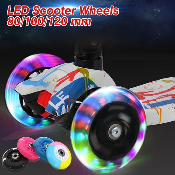 2pcs mini scooter колеса мигающие светодиодные фары scooter колеса с 2 abed-7 подшипники 80мм 100мм 120мм lkosv
2pcs mini scooter колеса мигающие светодиодные фары scooter колеса с 2 abed-7 подшипники 80мм 100мм 120мм lkosv