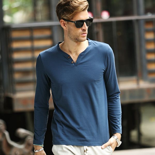 mens cotton t-shirt bottoming shirt mens solid color v-neck long-sleeved slim mens casual t-shirt stock clearance 7 days arrive, White;black
mens cotton t-shirt bottoming shirt mens solid color v-neck long-sleeved slim mens casual t-shirt stock clearance 7 days arrive, White;black