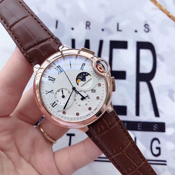 Все суб-циферблаты работают роскошные мужские часы спортивный хронограф секундо
Все суб-циферблаты работают роскошные мужские часы спортивный хронограф секундо