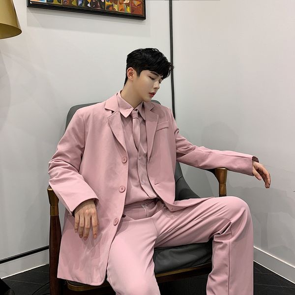 men long sleeve vintage fashion tie collar loose casual pink shirt male streetwear hip hop party dress shirt stage costumes, White;black
men long sleeve vintage fashion tie collar loose casual pink shirt male streetwear hip hop party dress shirt stage costumes, White;black